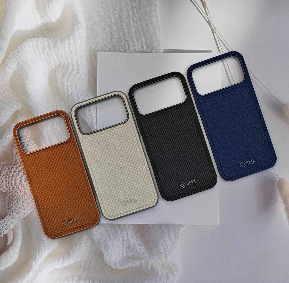 IMAK Fabric-Style iPhone Case – Soft, Durable & Lightweight Cover