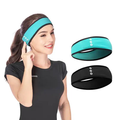 Wireless Bluetooth Sports Headband Headphones for Running, Gym & Workouts
