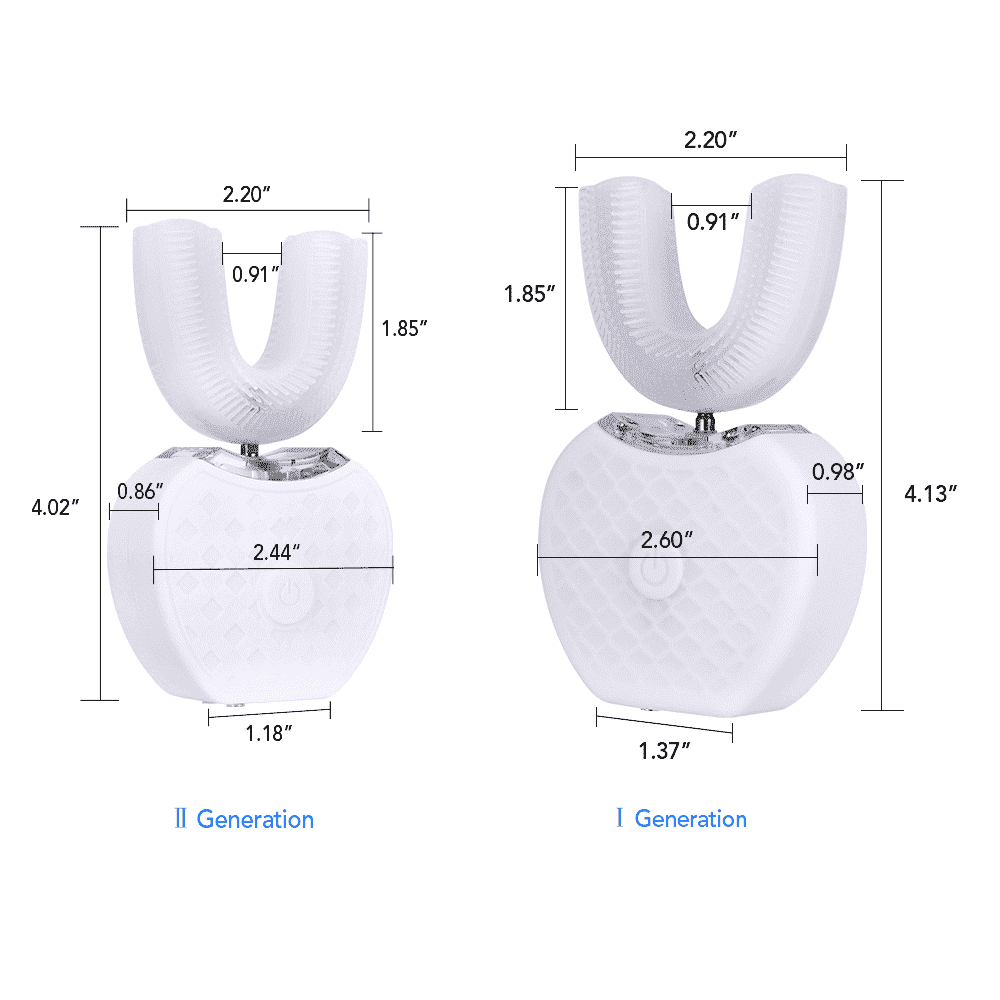 Smart Electric Toothbrush USB Rechargeable U-shaped Tooth