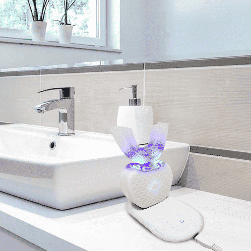 Smart Electric Toothbrush USB Rechargeable U-shaped Tooth