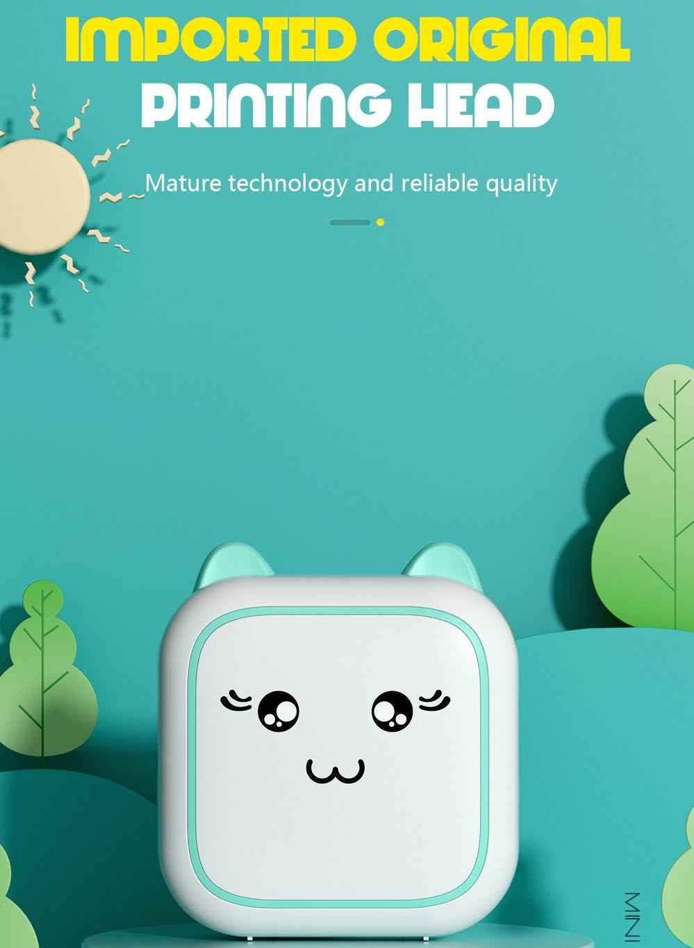 Portable Mini Pocket Printer BT Thermal Printer