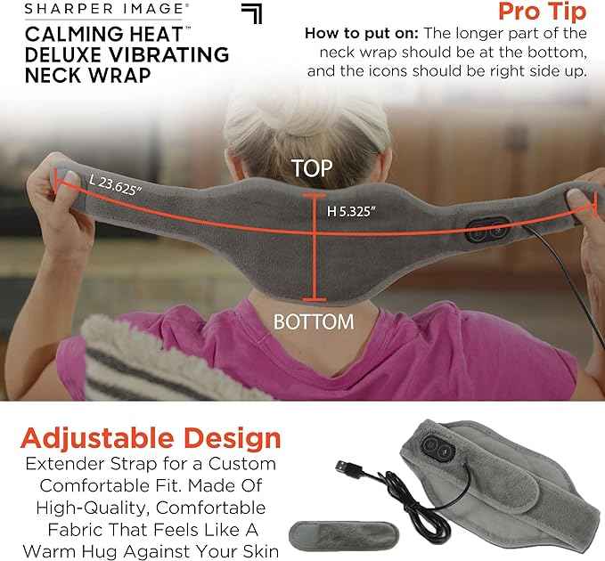Calm Heat Massaging Neck Wrap