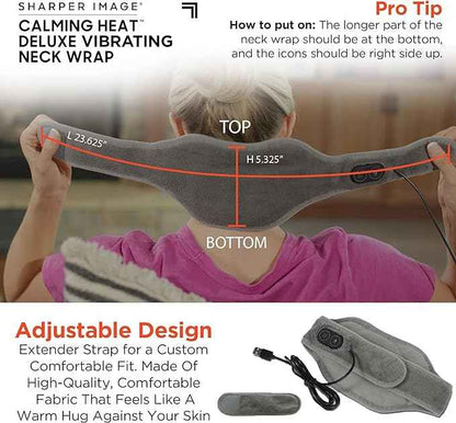 Calm Heat Massaging Neck Wrap