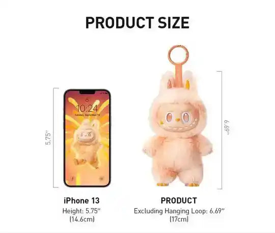 Labubu - Plush Keychain