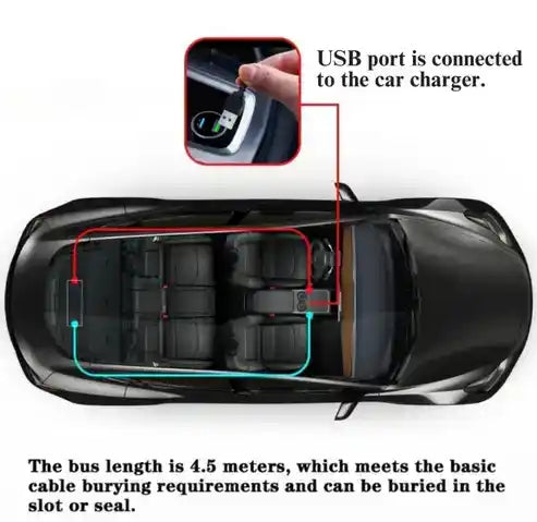 Rear Window LED Matrix Panel for Cars – Dynamic Light Display