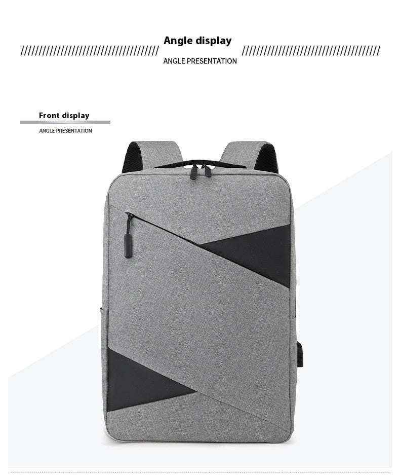 New Business Commute Business Trip Computer Backpack Men's Three-piece Set