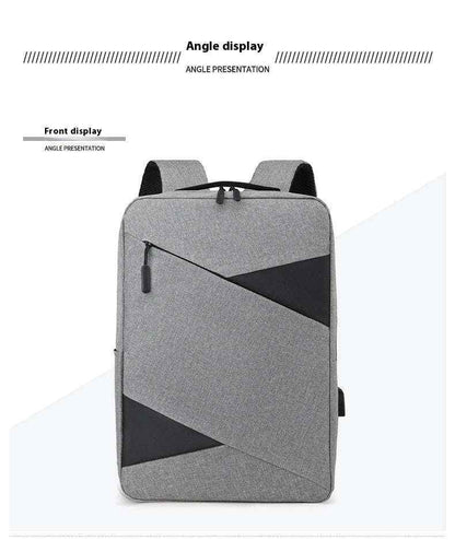 New Business Commute Business Trip Computer Backpack Men's Three-piece Set