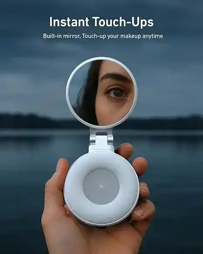 TELESIN LED Magnetic Selfie Light – Adjustable Brightness for Phone Cameras